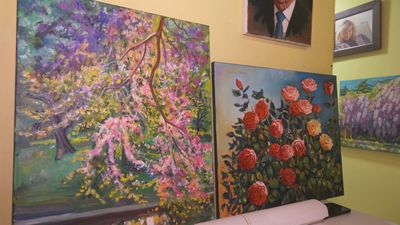 Gabino Amaya: medio siglo de pintura con los parques de Madrid como nuevo refugio