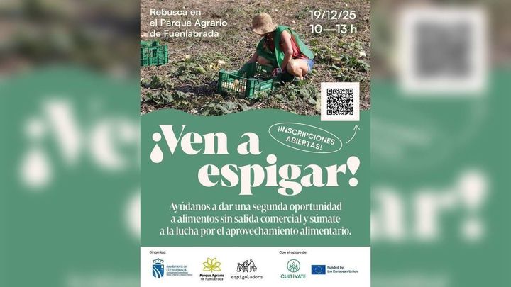Fuenlabrada participa en un proyecto piloto de espigueo para reducir el desperdicio alimentario