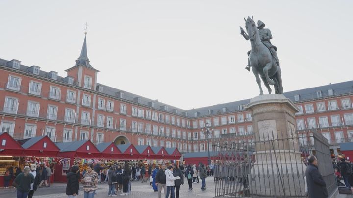 El mercado navideño de la Plaza Mayor, tradición madrileña desde el siglo XVII
