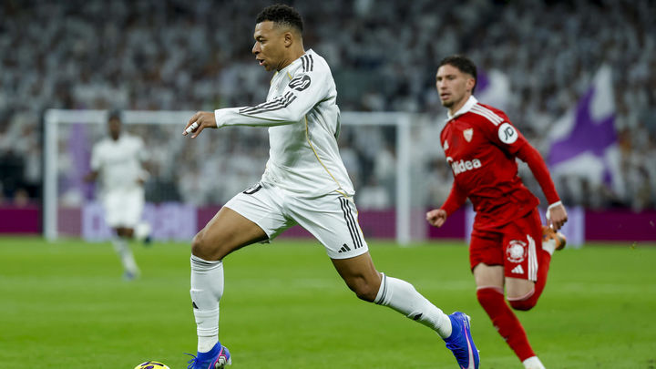 2-0. El Real Madrid respira ante el Sevilla con Mbappé igualando el récord de Cristiano