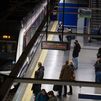 Llegada de un metro a la estación de Moncloa