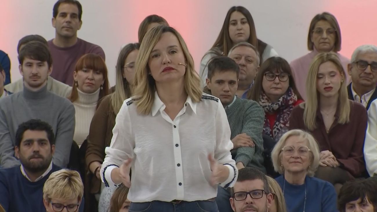 Pilar Alegría lanza con "vértigo" su candidatura al Gobierno de Aragón