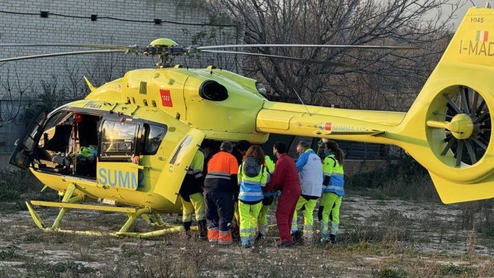 Un motorista resulta herido grave tras salirse de la vía en Soto del Real