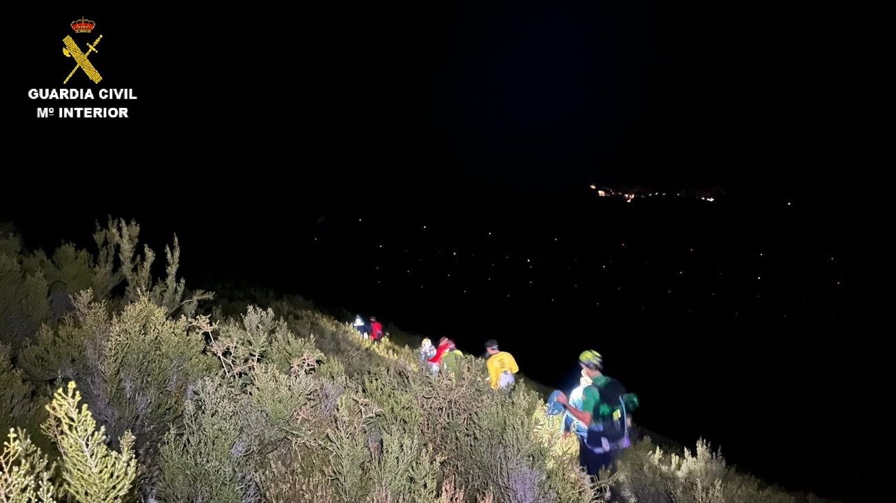 Rescate de los tres excursionistas madrileños en Asturias