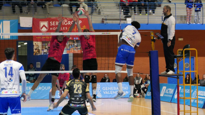 Golpe de autoridad del Voleibol Leganés en Benidorm que le clasifica para la Copa del Rey