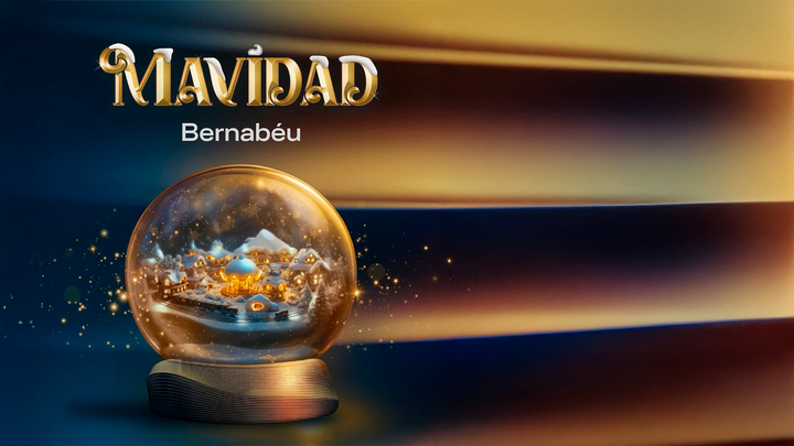 El Bernabéu se convierte en un parque de Navidad