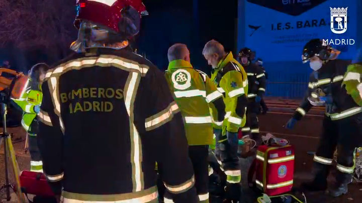 Herido grave un motorista en un accidente con un turismo en Avenida de América