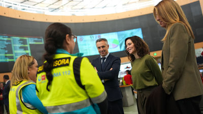 Ayuso agradece a los servicios del 112 sus operativos para las Navidades