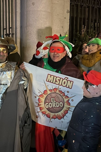 No hay sorteo de Navidad... sin disfraces