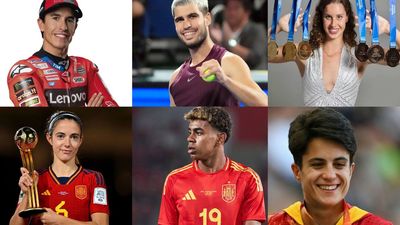 Alcaraz, Yamal, Bonmatí, Pérez, Márquez y Tió, entre figuras del deporte español de 2025