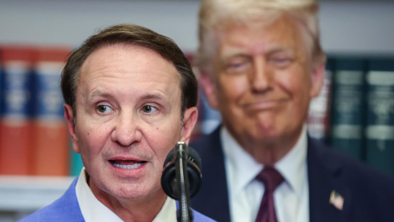 El gobernador de Luisiana Jeff Landry, como enviado especial de Estados Unidos para Groenlandia y Donald Trump