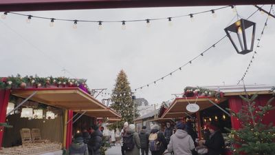 Puestos de artesanía, gastronomía, la ciudad de los elfos o un árbol músical en este mercado navideño de Zúrich