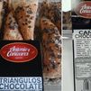 Alerta alimentaria: ordenan retirar cañas y triángulos de chocolate por un ingrediente no declarado
