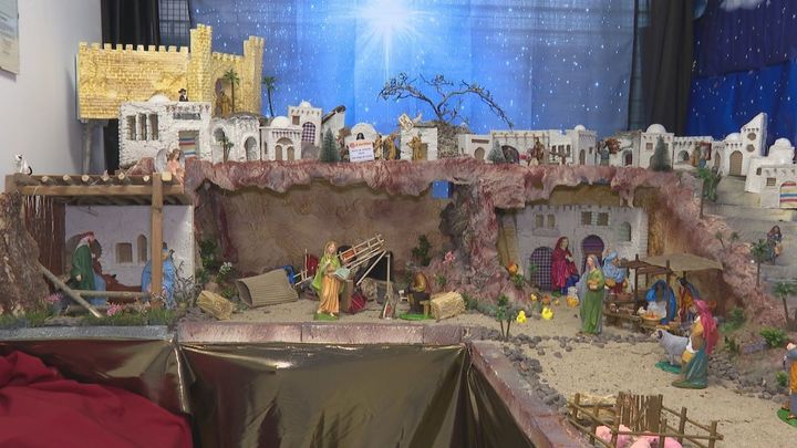 Un belén en Alcalá de Henares con personas sin hogar como protagonistas