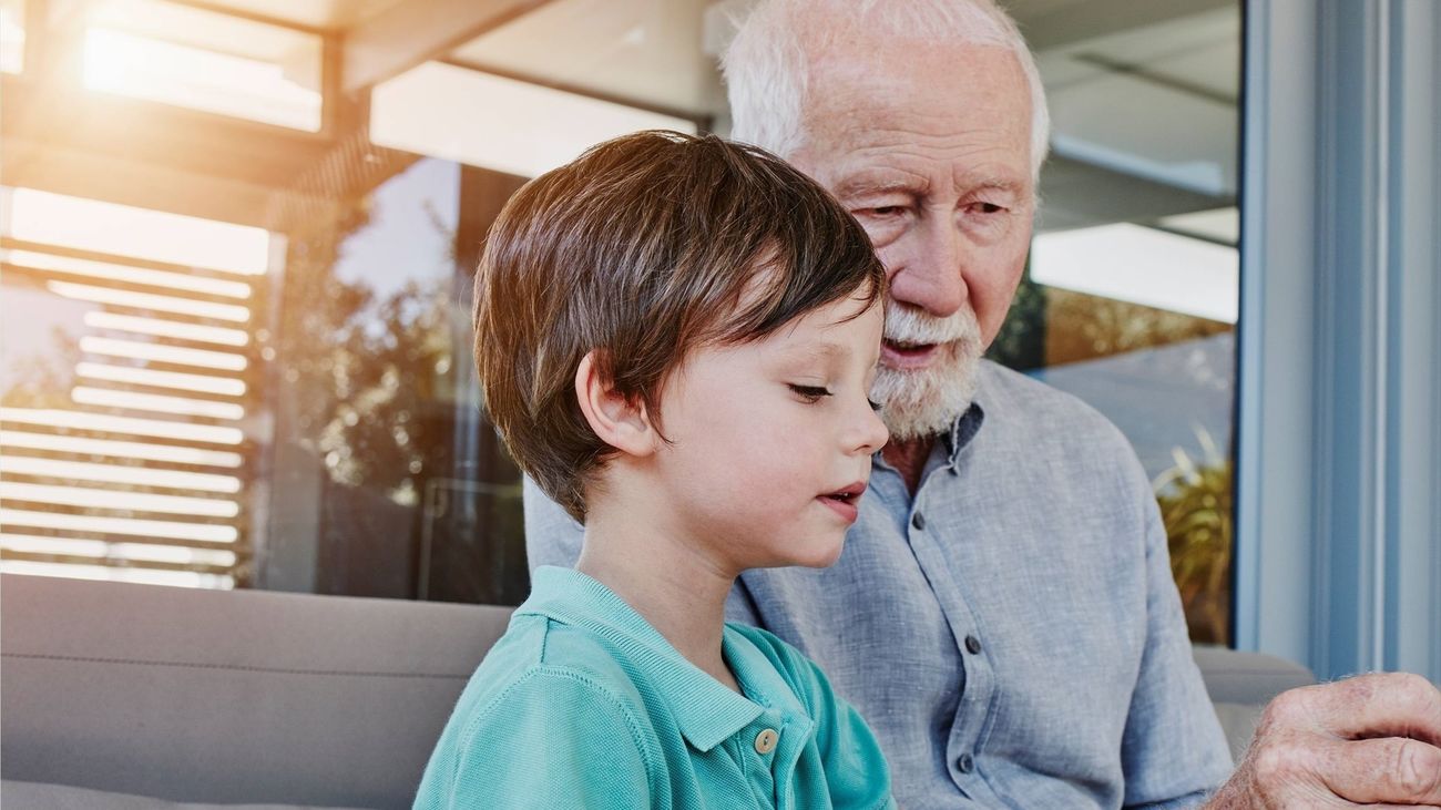 Abuelo y nieto