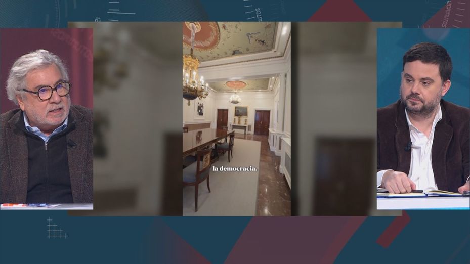 Sánchez enseña rincones históricos del Palacio de la Moncloa en sus redes sociales