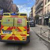 Ambulancia en la calle Marcelo Usera