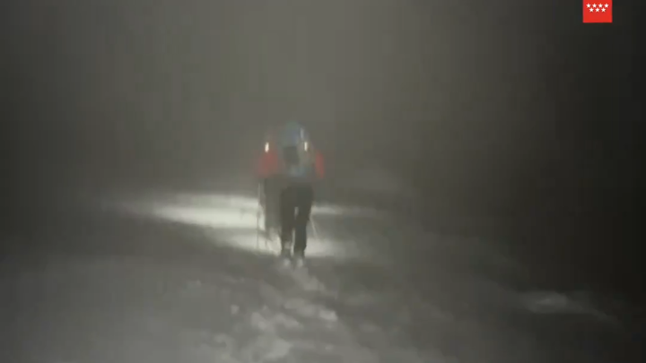 Rescate en Peñalara.