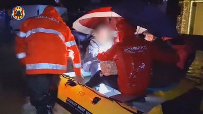 Los efectos del temporal en Valencia y Murcia: rescates y desbordamientos