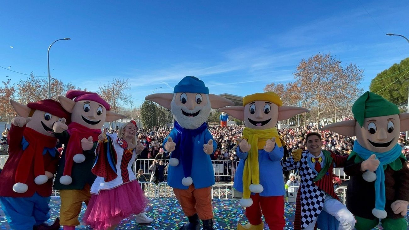 'Guachicampanadas' en el Parque Mágicas Navidades de Torrejón