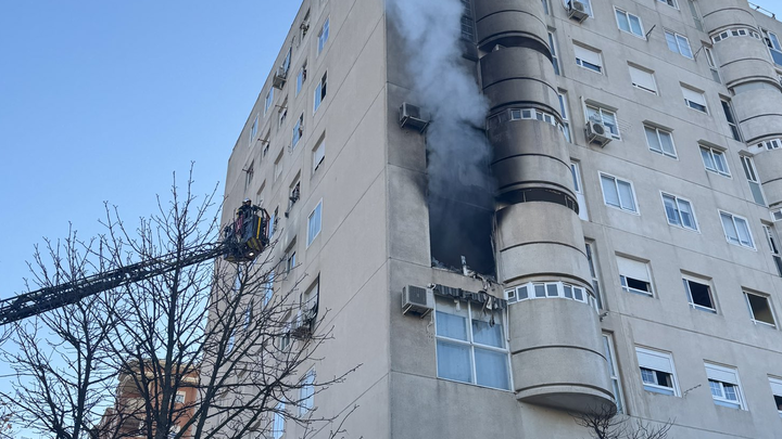 13 personas afectadas en un incendio de vivienda declarado en Fuenlabrada