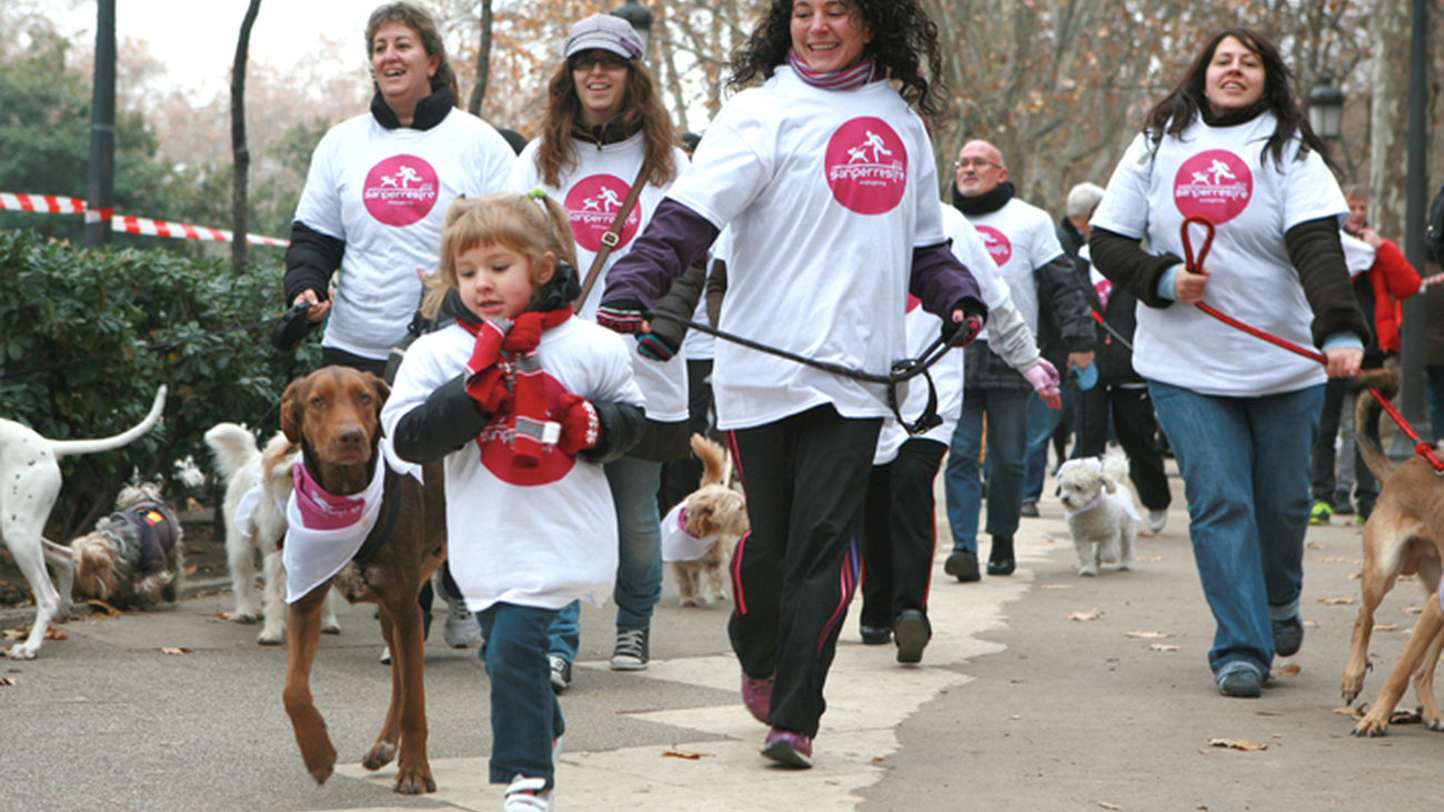 Participantes en una de las ediciones de la Sanperrestre