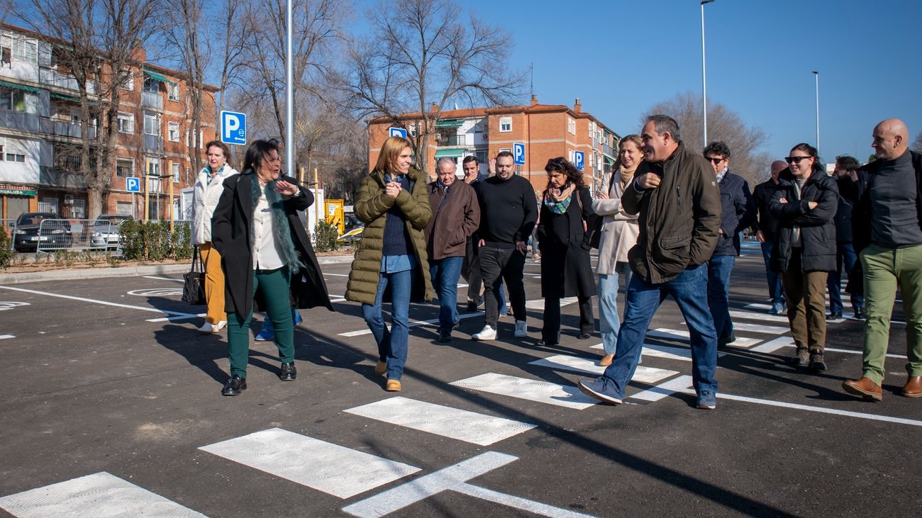 Inauguración del aparcamiento de la avenida de  Reyes Católicos, en Alcalá de Henares