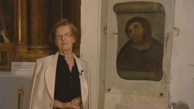 Muere Cecilia Giménez, la autora de la restauración del 'Ecce Homo'