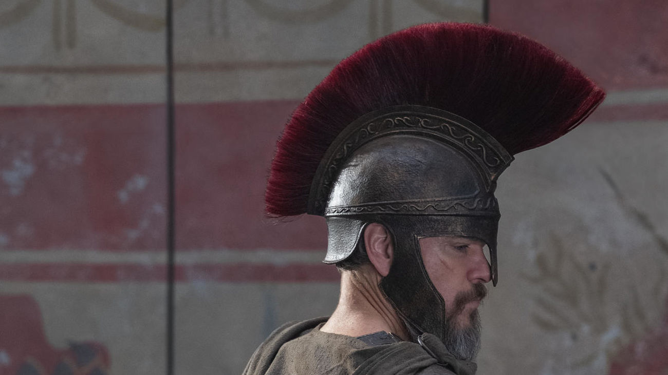 Vista del rodaje de la 'La Odisea' de Christopher Nolan con Matt Damon.