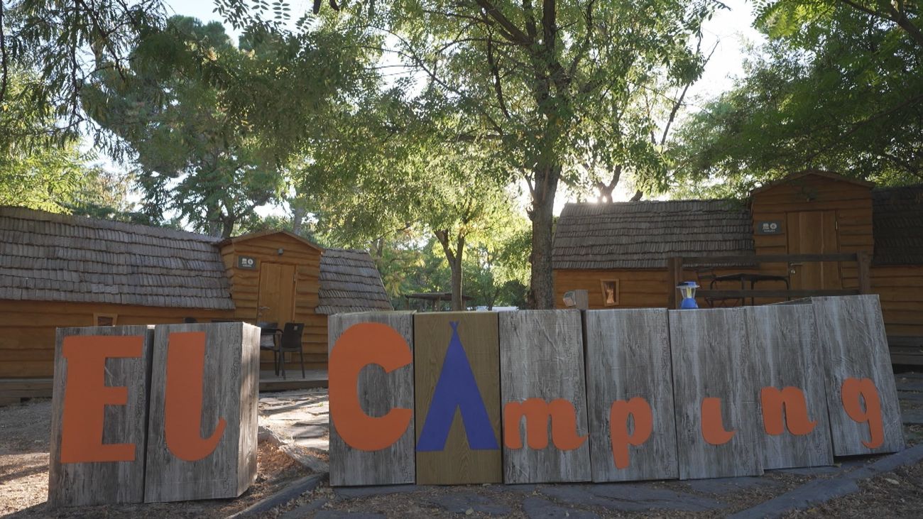 El Camping: tirolinas