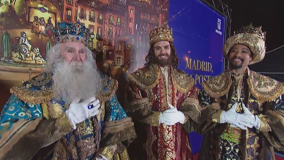 Los Reyes Magos trasladan un mensaje de esfuerzo e ilusión a los niños de Madrid