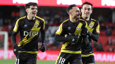 1-3. Remontada del Rayo Vallecano ante el Granada para pasar a octavos de la Copa