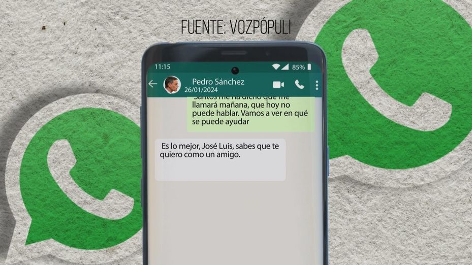 Los mensajes de Sánchez a Ábalos: "Sabes que te quiero como un amigo"