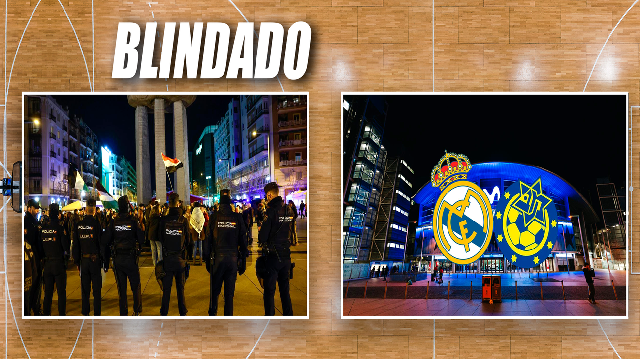 Alta tensión en el Real Madrid-Maccabi Tel Aviv