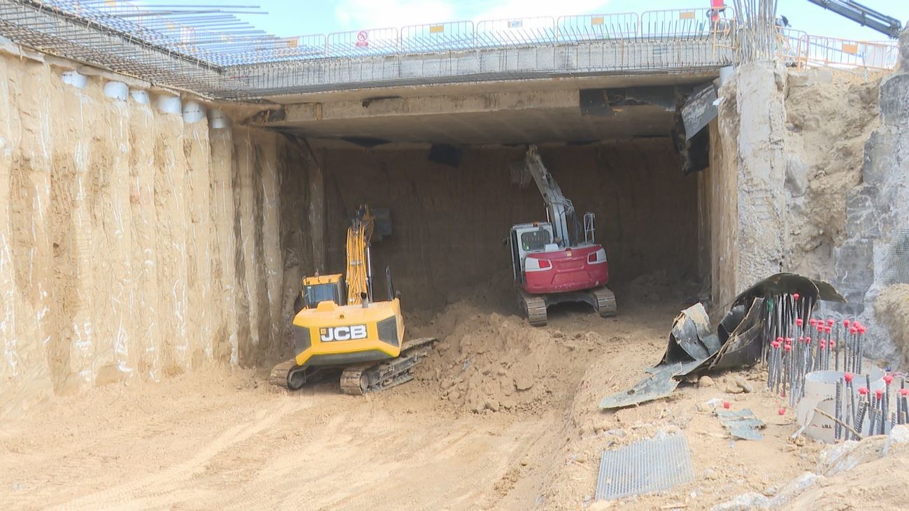 Un año de obras del soterramiento de la A-5: ruido, suciedad y paciencia a la espera del Paseo Verde del Suroeste