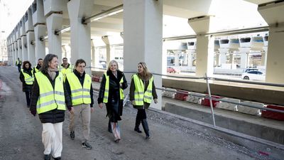 Las obras del Parque Ventas avanzan 'a todo gas': ajardinamiento en abril y túnel listo para junio