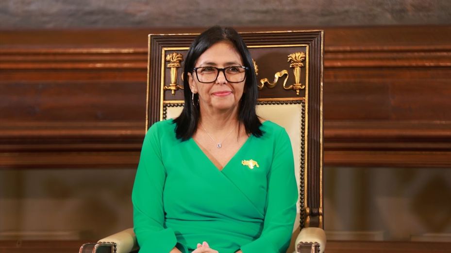 Delcy Rodríguez dice que la diplomacia será el escenario para el "cara a cara" con EEUU