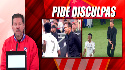 Simeone pide “disculpas” a Florentino y Vinicius: “Acepto que no estuve bien”