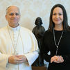 El papa León XIV se reúne con la líder de la oposición venezolana María Corina Machado