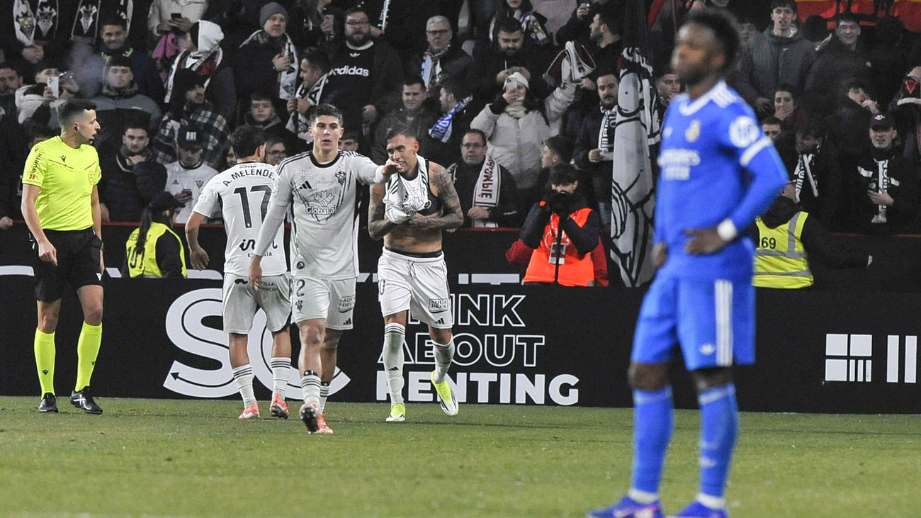 Vinicius ante el Albacete