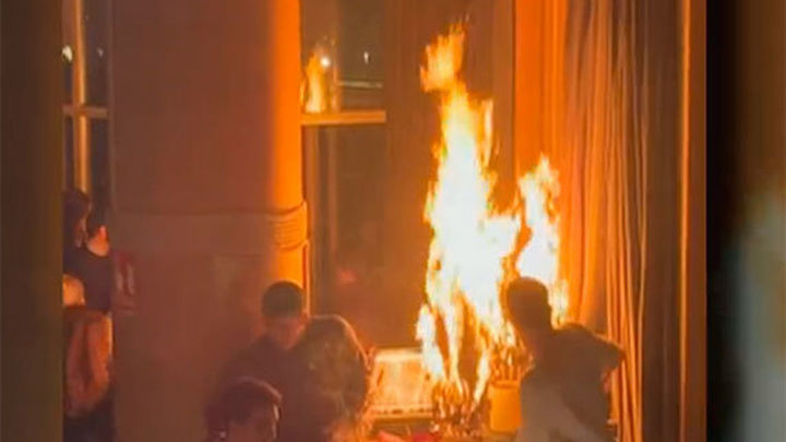 Incendio en el restaurante 'Fanático'