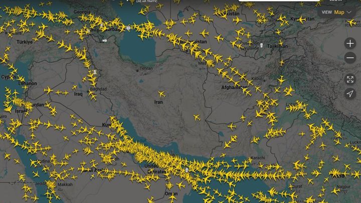Irán cierra durante horas su espacio aéreo ante el temor de un ataque de EE.UU