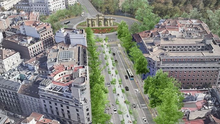 Bulevar que unirá la Plaza de Cibeles con la Puerta de Alcalá