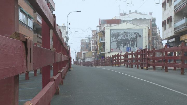 Todo listo en San Sebastián de los Reyes para sus encierros blancos
