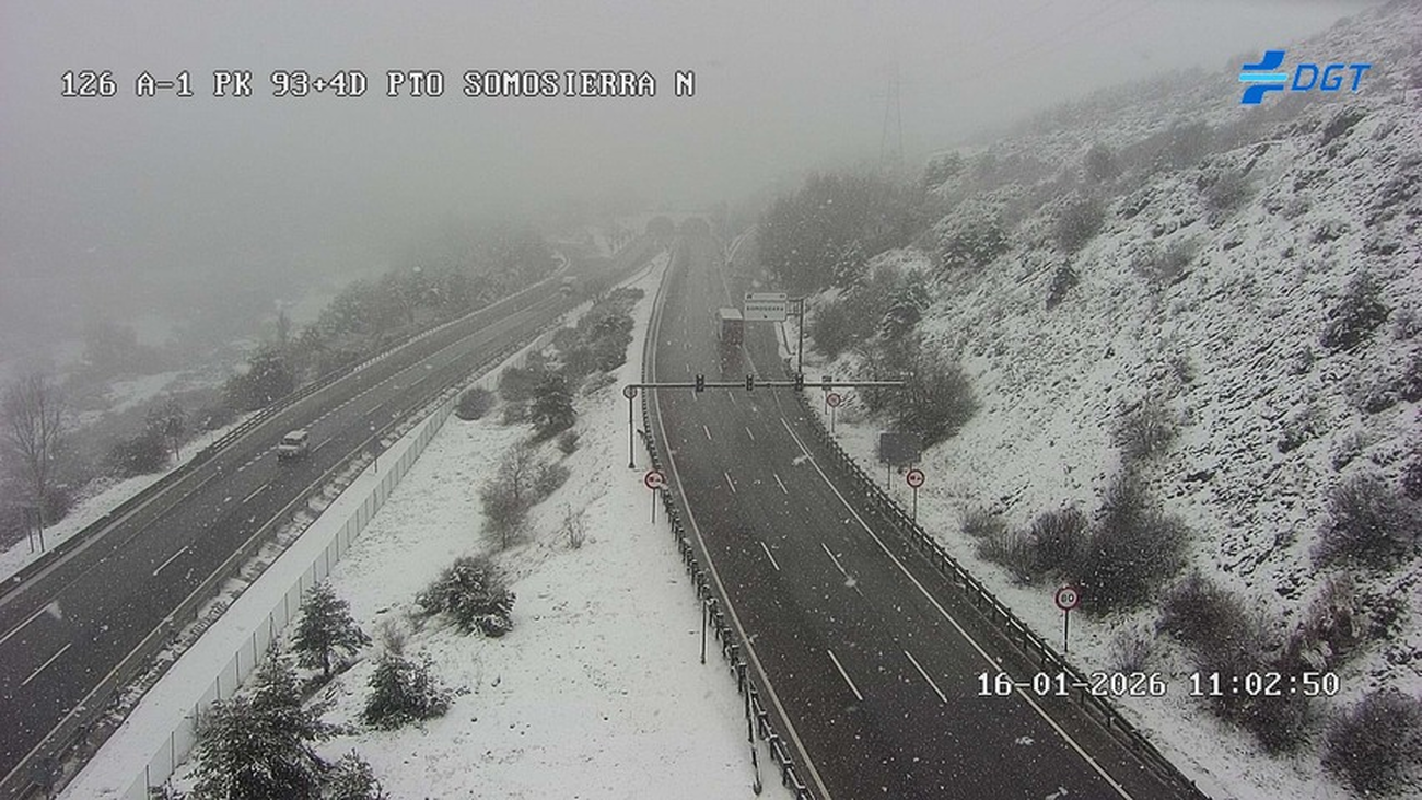 Nieve en Somosierra