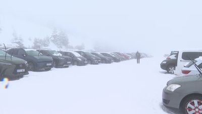 Prolongado hasta el sábado el aviso amarillo por nieve en la sierra de Madrid