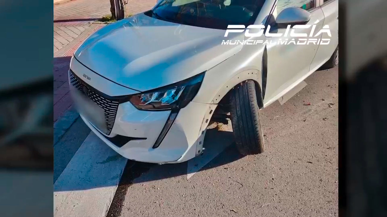 Un accidente de tráfico acaba destapando a un delincuente con cuatro órdenes de busca y captura