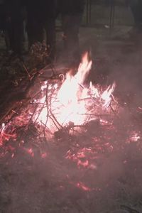 Santorcaz revive la tradición: una hoguera para honrar a San Antón y proteger a los animales