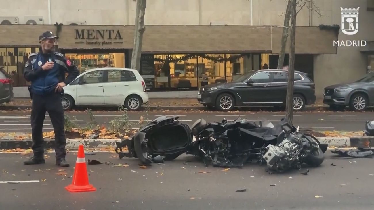 Los accidentes mortales de motoristas se triplican en la ciudad de Madrid