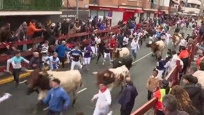 Nueve heridos leves en el segundo Encierro Blanco de San Sebastián de los Reyes